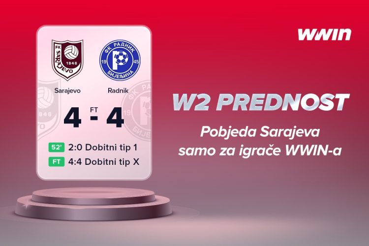 Pobjeda Sarajeva samo za igrače WWIN-a