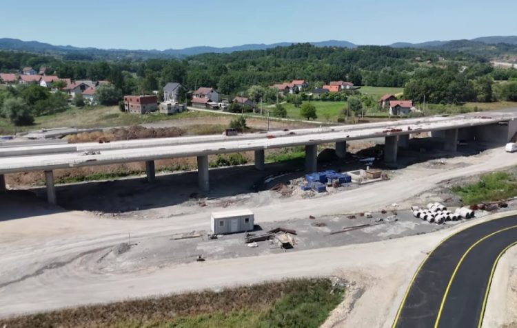 Radovi na Koridoru Vc u punom jeku, pogledajte snimku iz zraka