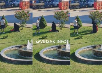 Ženska osoba se klanjala u Širokom Brijegu