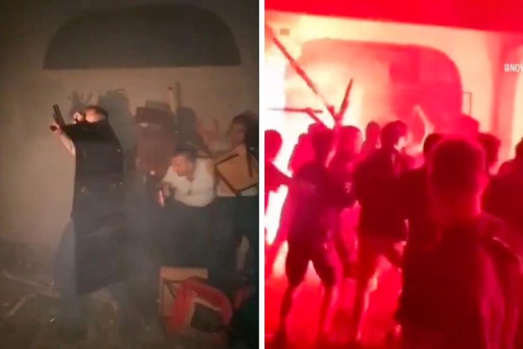 (VIDEO) Pucnjava tijekom prosvjeda u Novom Sadu