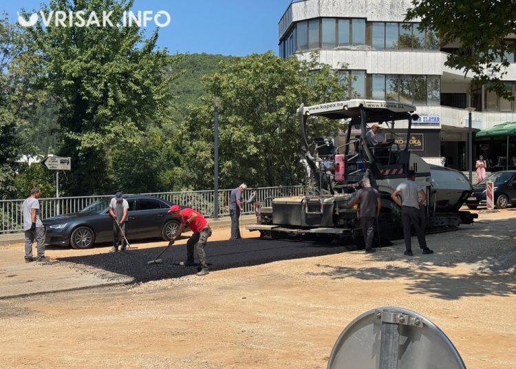 Široki Brijeg: Počelo asfaltiranje u središtu grada
