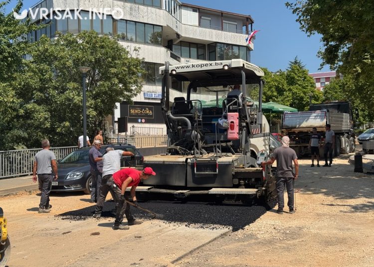 Široki Brijeg: Počelo asfaltiranje u središtu grada