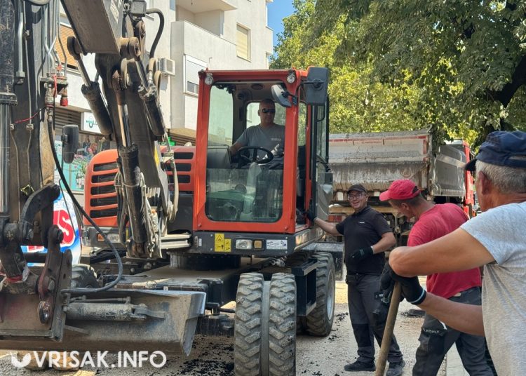 Široki Brijeg: Počelo asfaltiranje u središtu grada