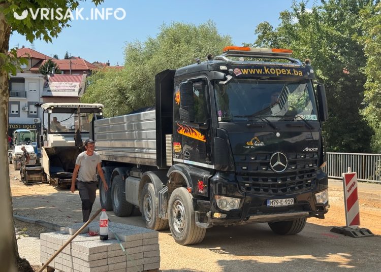 Široki Brijeg: Počelo asfaltiranje u središtu grada