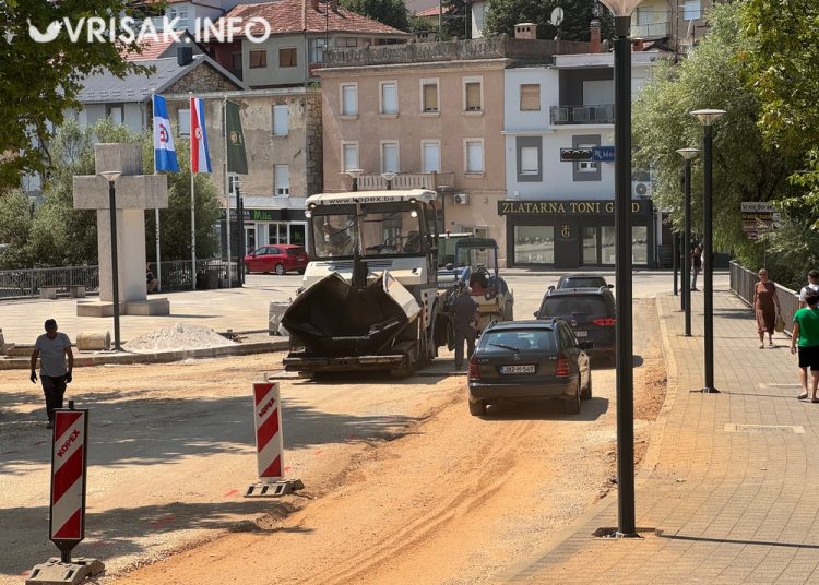 Široki Brijeg: Počelo asfaltiranje u središtu grada