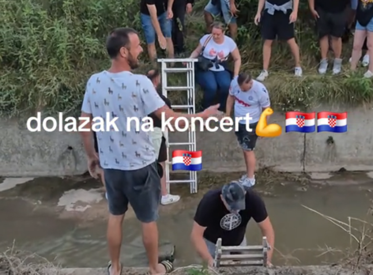 Thompsonovi fanovi prelazili kanal da stignu na koncert