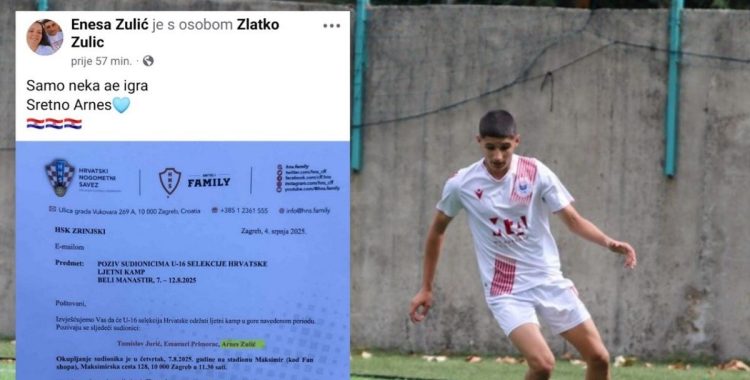 Veliki talent Zrinjskog izazvao burne reakcije odabirom Hrvatske reprezentacije