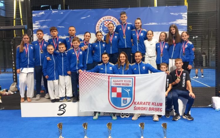 Karate klub Široki Brijeg uspješan na Zrinjski kup sa 10 finala