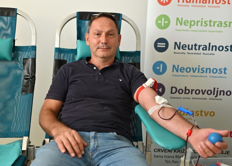 U Posušju održana akcija darivanja krvi za djelatnike policije