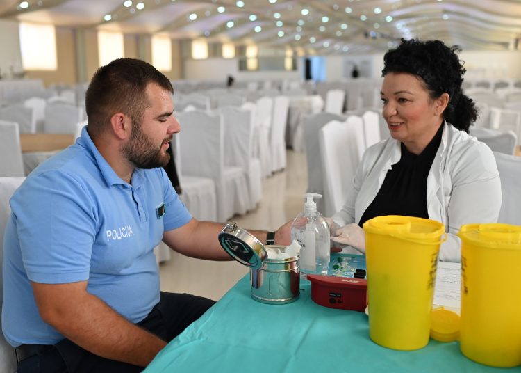 U Posušju održana akcija darivanja krvi za djelatnike policije