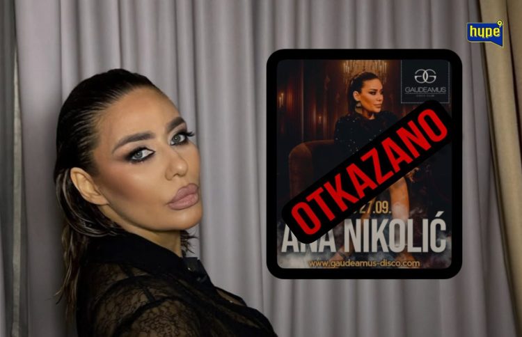 Ana Nikolić otkazala koncert u Posušju: Neprofesionalno i neodgovorno