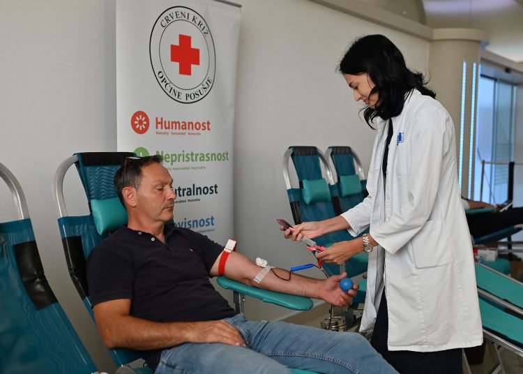 U Posušju održana akcija darivanja krvi za djelatnike policije