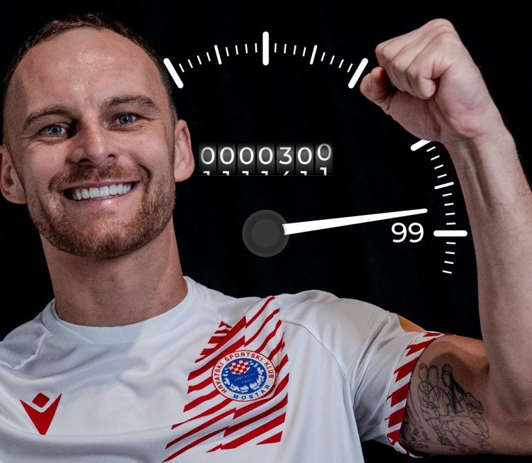 Nemanja Bilbija ispisao povijest: Prvi igrač sa 300 nastupa za HŠK Zrinjski Mostar