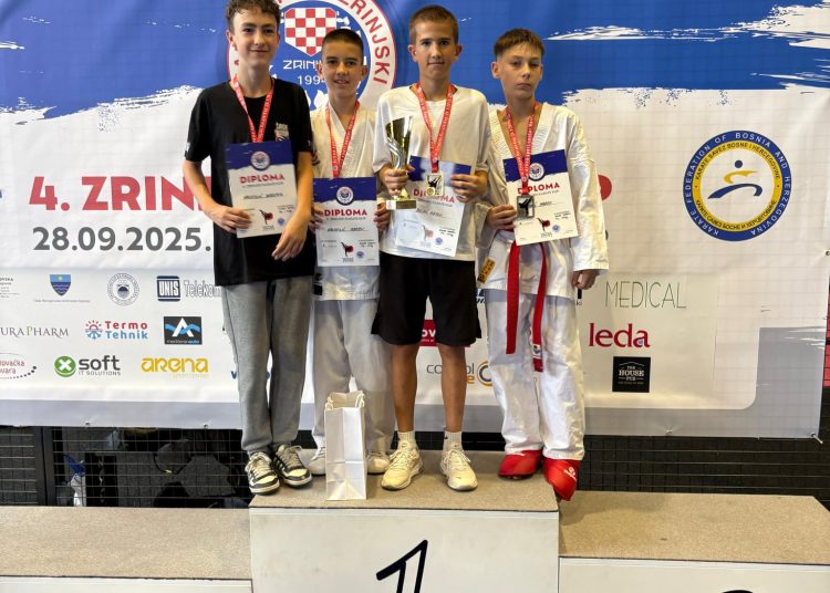 Karate klub “Široki” briljirao na 4. Zrinjski karate kupu: Osvojeno čak 18 medalja