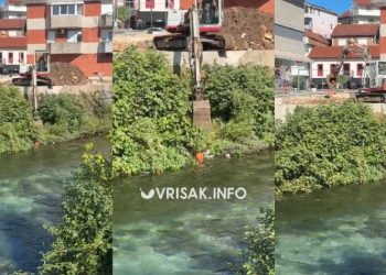 Simpatična scena u Širokom Brijegu: Bagerist spasio loptu iz rijeke Lištice