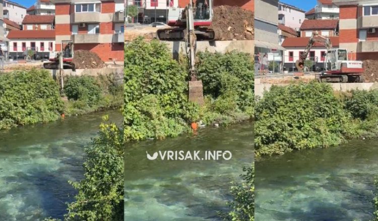 Simpatična scena u Širokom Brijegu: Bagerist spasio loptu iz rijeke Lištice