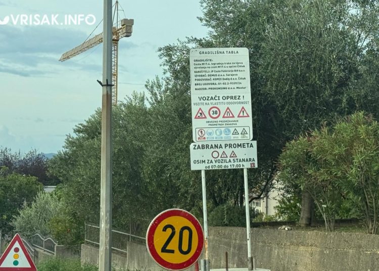 Radovi kod crkve u Čitluku: Gradi se treća traka