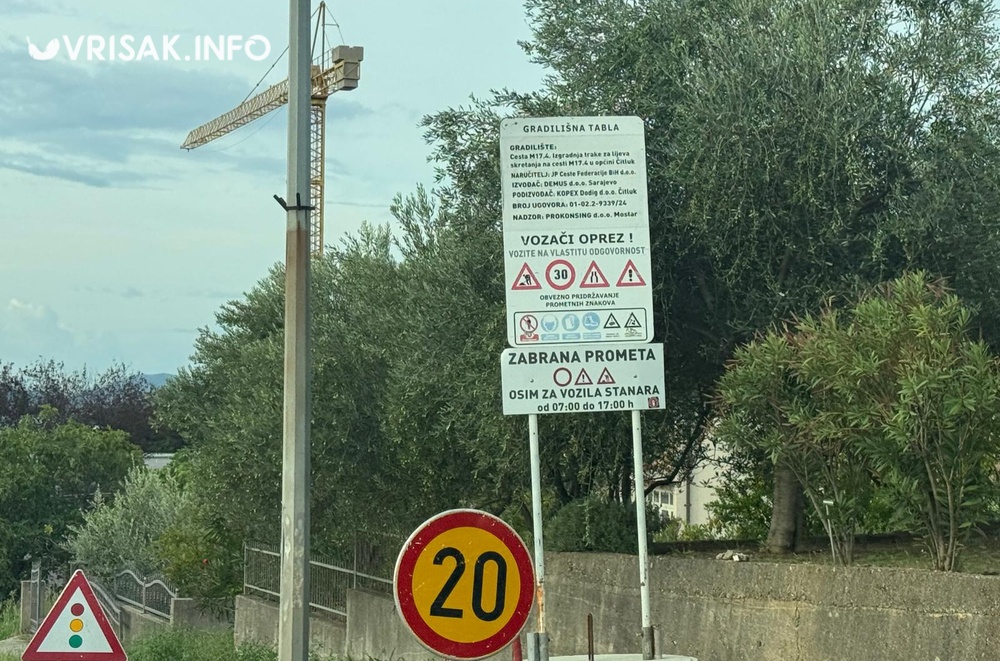 Radovi kod crkve u Čitluku: Gradi se treća traka