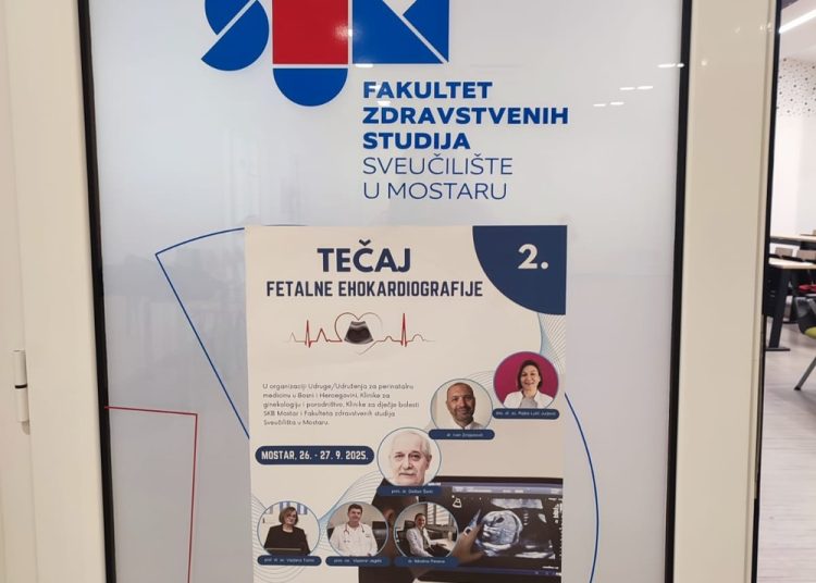 Stručnjaci okupljeni u Mostaru: Startao dvodnevni tečaj fetalne ehokardiografije