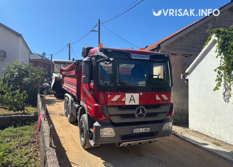 Široki Brijeg: Asfaltiranje ulice u naselju Gaj