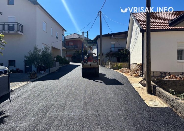 Široki Brijeg: Asfaltiranje ulice u naselju Gaj