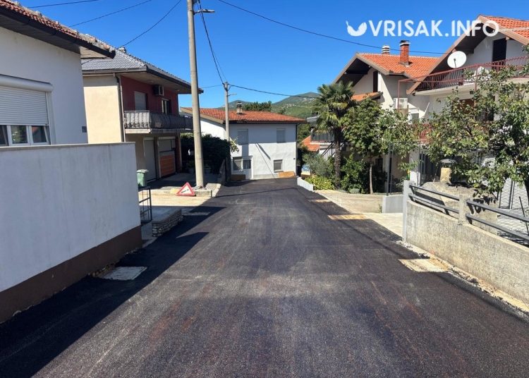Široki Brijeg: Asfaltiranje ulice u naselju Gaj