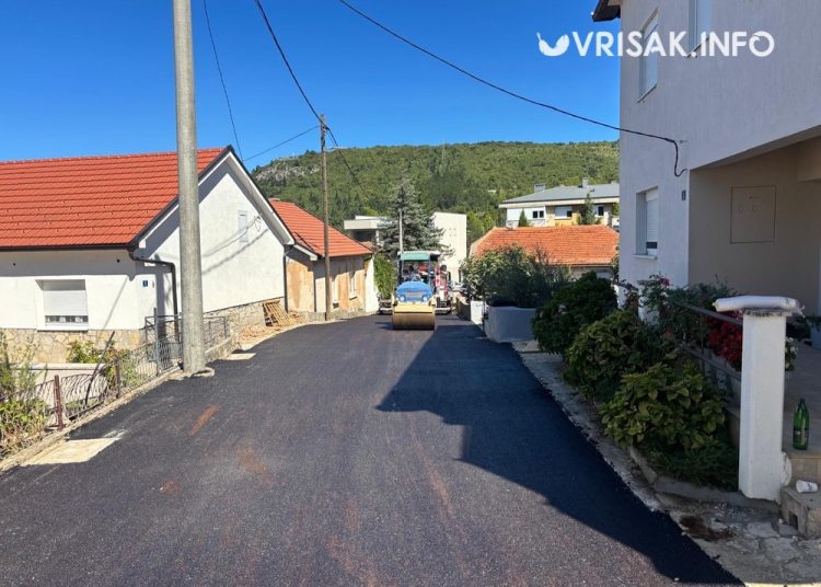 Široki Brijeg: Asfaltiranje ulice u naselju Gaj