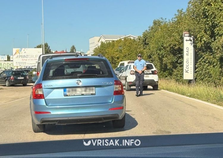 Sudar na širokobriješkoj obilaznici izazvao prometne gužve