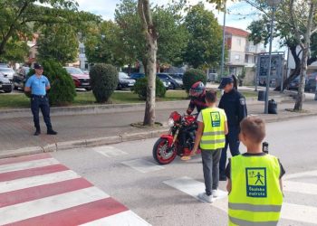 Prometno-preventivna akcija za sigurnost djece u Posušju u organizaciji AMSBiH i AMK Hercegovina