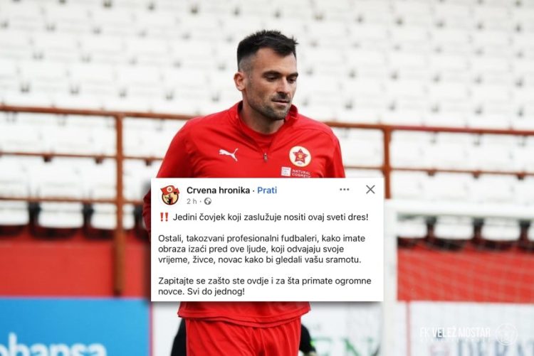 Navijači Veleža razočarani igrom, ali Širokobriježaninu Hrkaću posvetili status