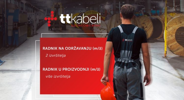 TT kabeli d.o.o. Široki Brijeg raspisuje natječaj za više izvršitelja