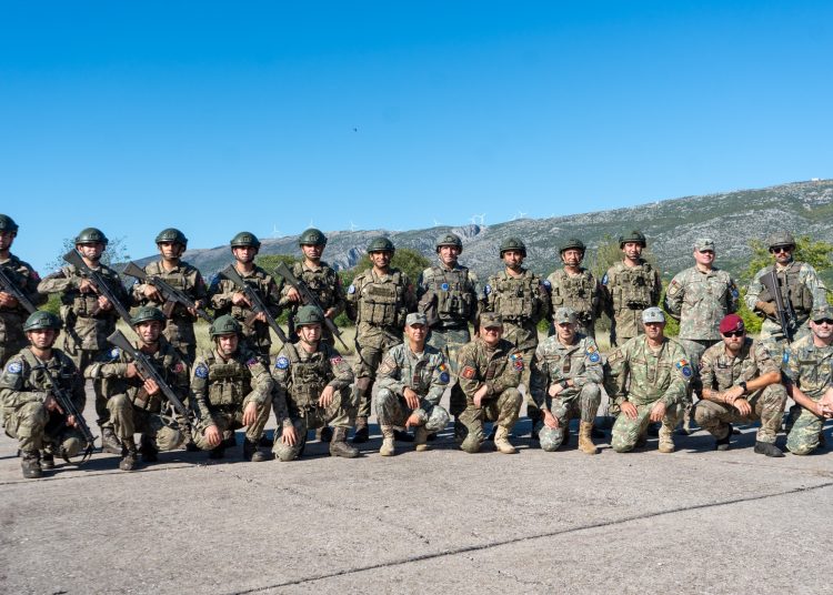 EUFOR izveo vježbu osiguranja aerodroma i reagiranja na požar u Mostaru