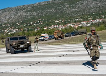 EUFOR izveo vježbu osiguranja aerodroma i reagiranja na požar u Mostaru