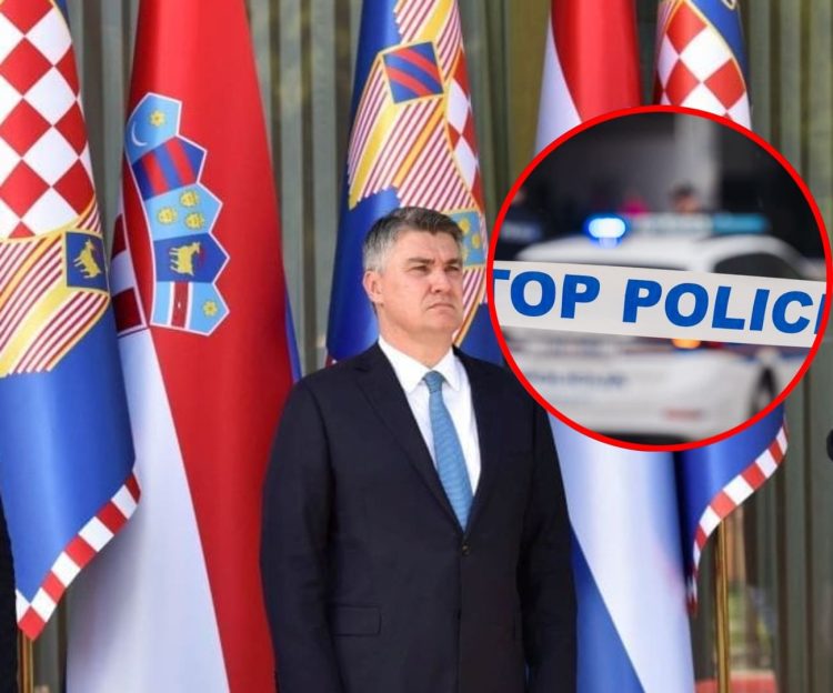 Laž o bombi ispred Pantovčaka: Policija privela 67-godišnjaka