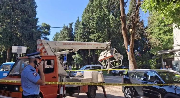 Incident u Trebinju: Radnici ispali iz korpe dizalice dok su sjekli stabla