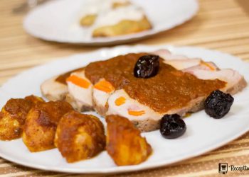 Pečeni svinjski but na lovački