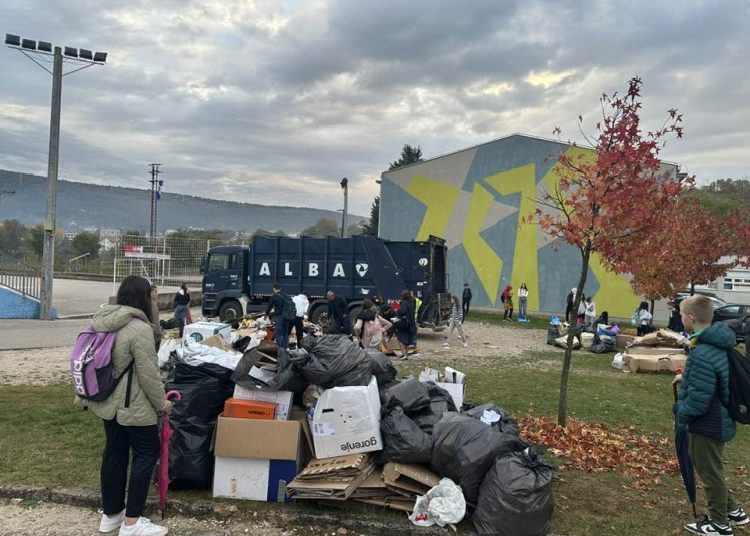 Održana druga akcija Prve osnovne škole Široki Brijeg prikupljanja starog papira