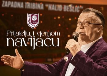 Zapadna tribina stadiona Koševo nositi će ime Halida Bešlića