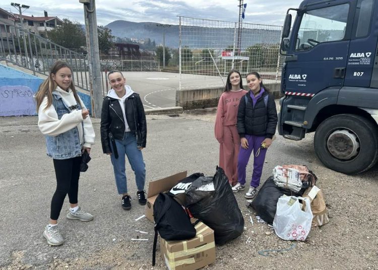 Održana druga akcija Prve osnovne škole Široki Brijeg prikupljanja starog papira