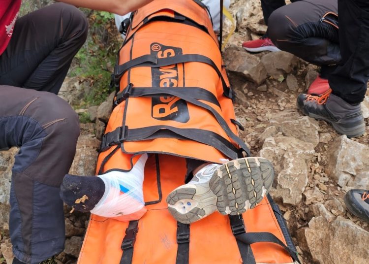 HGSS Čitluk-Međugorje spašavao ženu s ozljedom noge na Križevcu