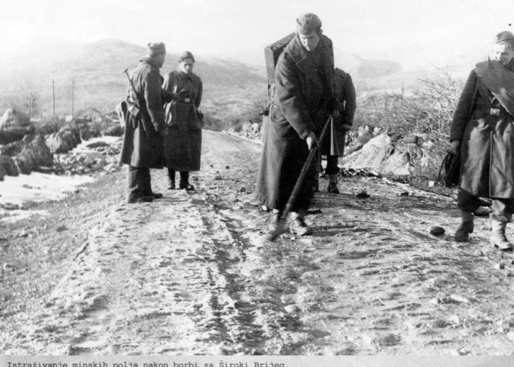 Fotografije iz povijesti: Partizanske jedinice prije i nakon borbi za Široki Brijeg u veljači 1945. godine.