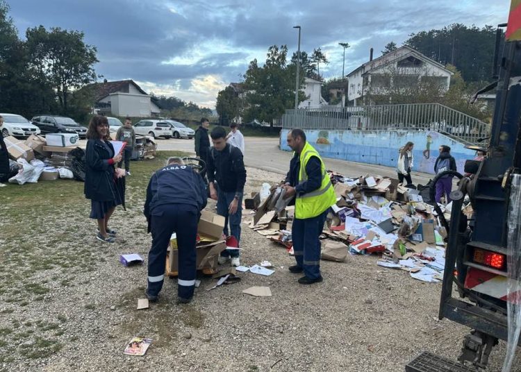 Održana druga akcija Prve osnovne škole Široki Brijeg prikupljanja starog papira