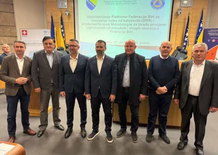 Prvi sastanak Platforme za smanjenje rizika od katastrofa u Federaciji BiH