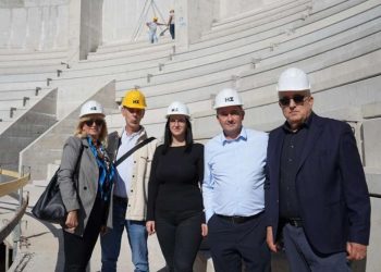 Gradonačelnik Mostara obišao gradilište sportske dvorane