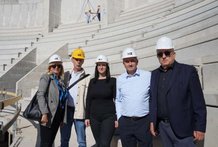 Gradonačelnik Mostara obišao gradilište sportske dvorane