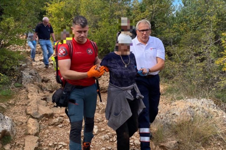 HGSS Čitluk – Međugorje pomogao ozlijeđenoj hodočasnici na Križevcu