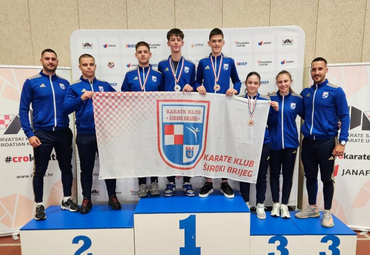Karate klub Široki Brijeg izborio pet plasmana na Balkansko prvenstvo