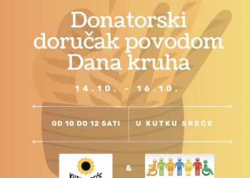 Široki Brijeg: Kutak sreće poziva na donatorski doručak povodom Dana kruha