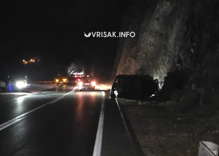Prevrnuo se automobil na cesti Jablanica – Mostar