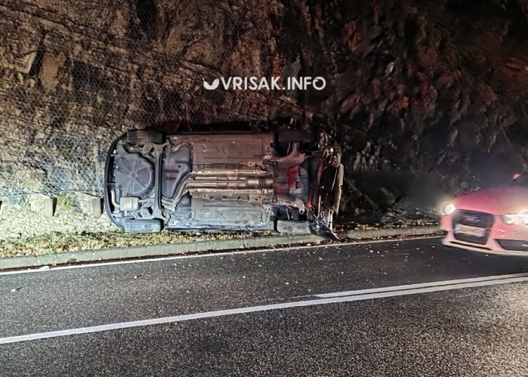 Prevrnuo se automobil na cesti Jablanica – Mostar